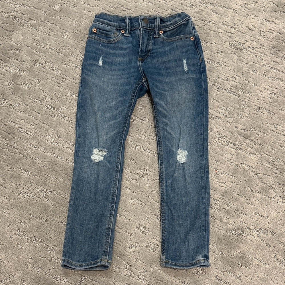 GAP Kids Blue Distressed Jeans